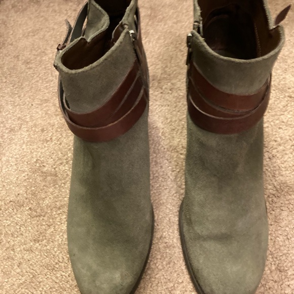 Sam Edelman Taupe Brown Ankle Boots/Booties - Picture 4 of 5
